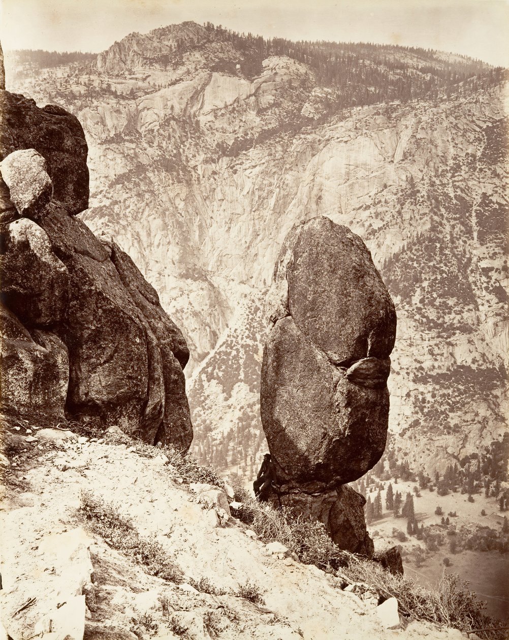 Kartal Noktası, Yosemite, yak. 1872, basılmış yaklaşık. 1876. by Carleton E. Watkins.