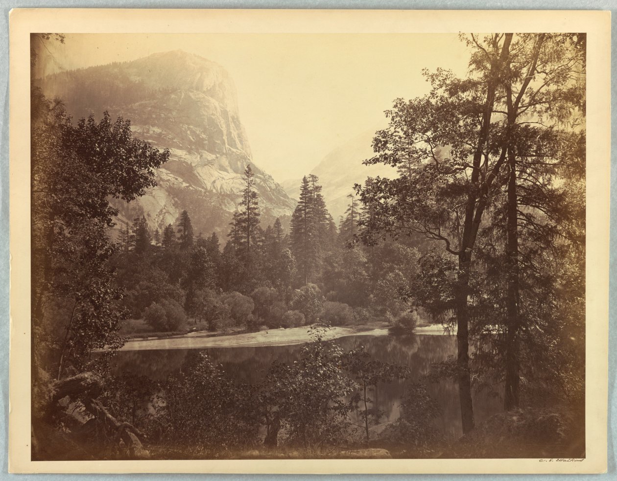 Ah-Wi-Yah Gölü, Yosemite by Carleton E. Watkins