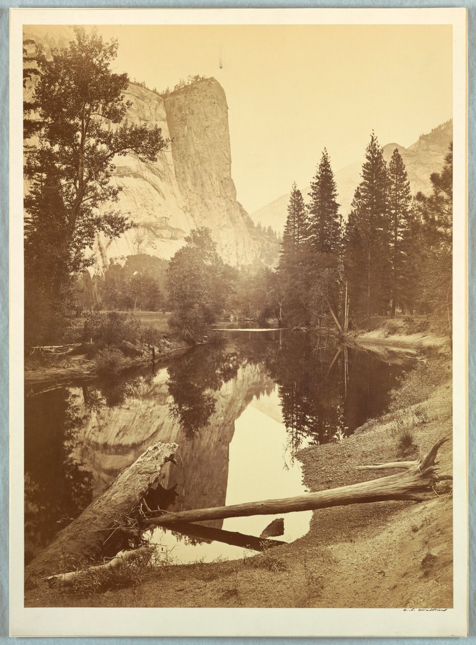 Washington Sütunu, Yosemite by Carleton E. Watkins
