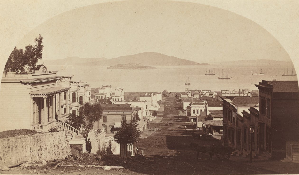 Alcatraz Adası ve San Francisco Körfezi, Kuzeye Bakmak, 1880