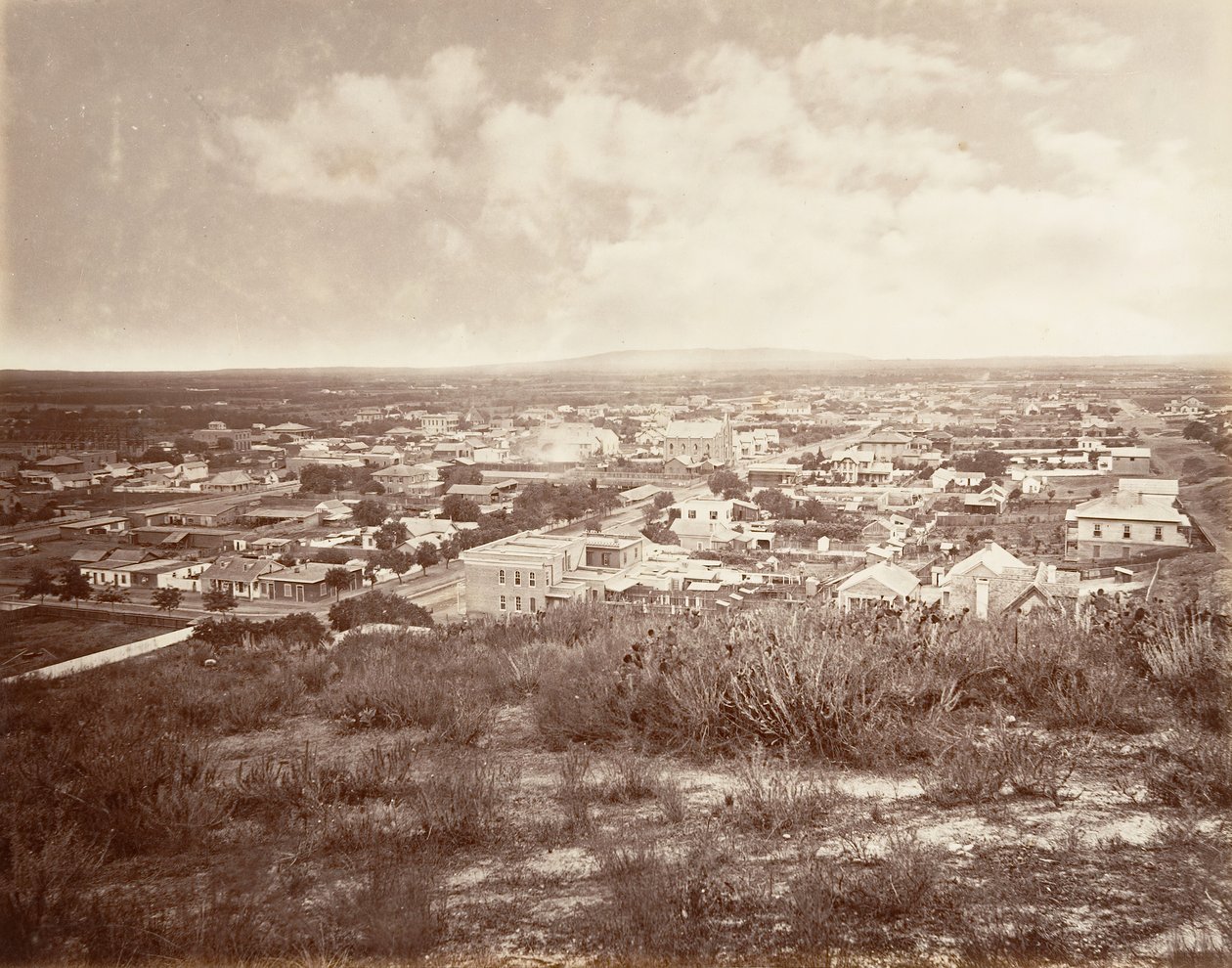 Los Angeles, 1876, basılmış yaklaşık. 1876. by Carleton Emmons Watkins