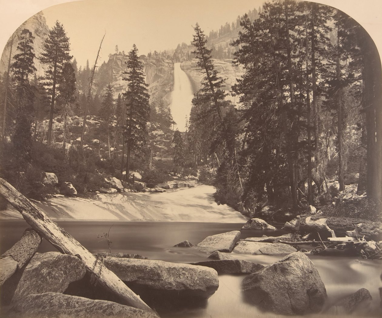 Nevada Güz, 700 Feet, 1861. by Carleton Emmons Watkins