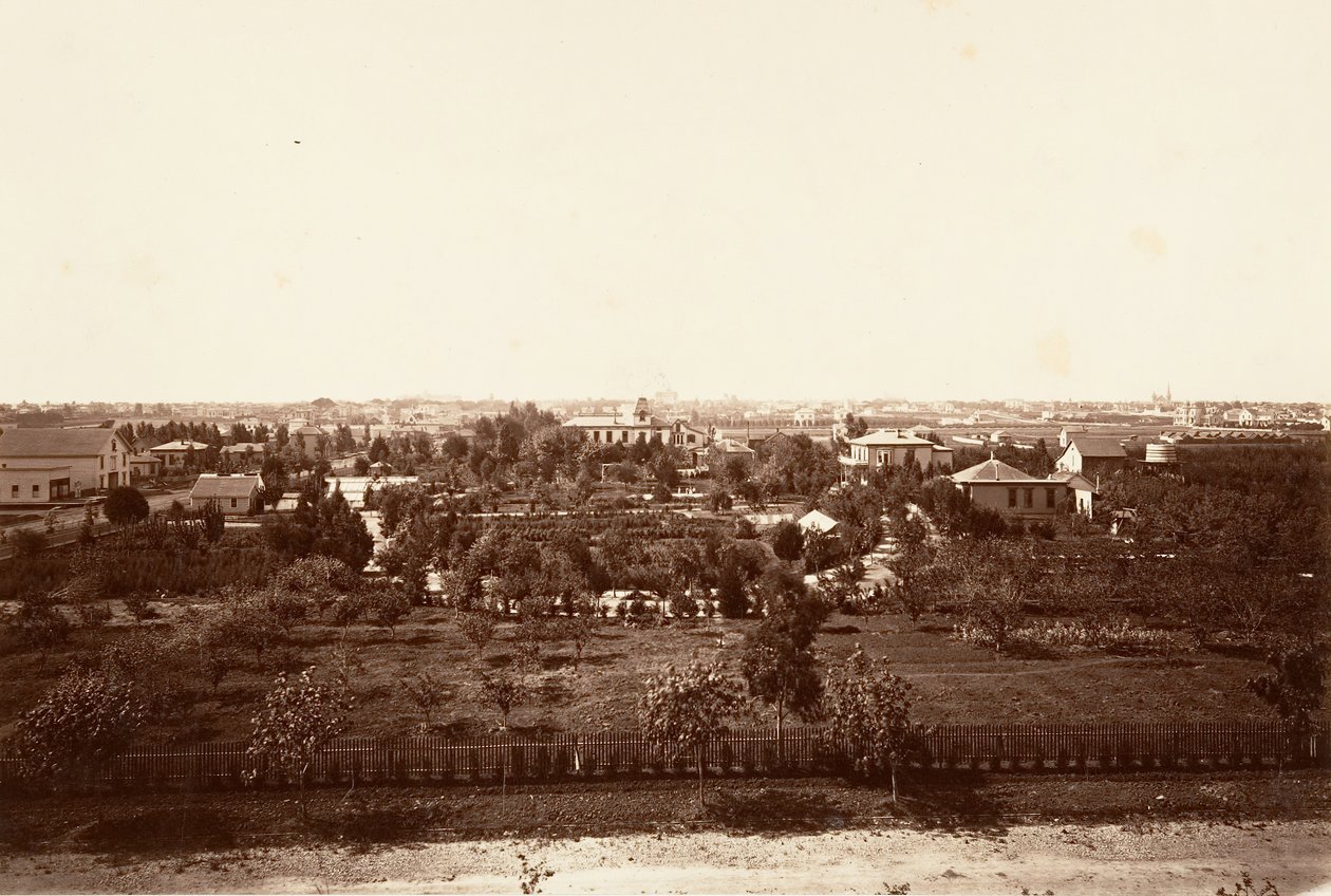 Oakland, Askeri Akademiden, 1864, basılmış yakl. 1876. by Carleton Emmons Watkins