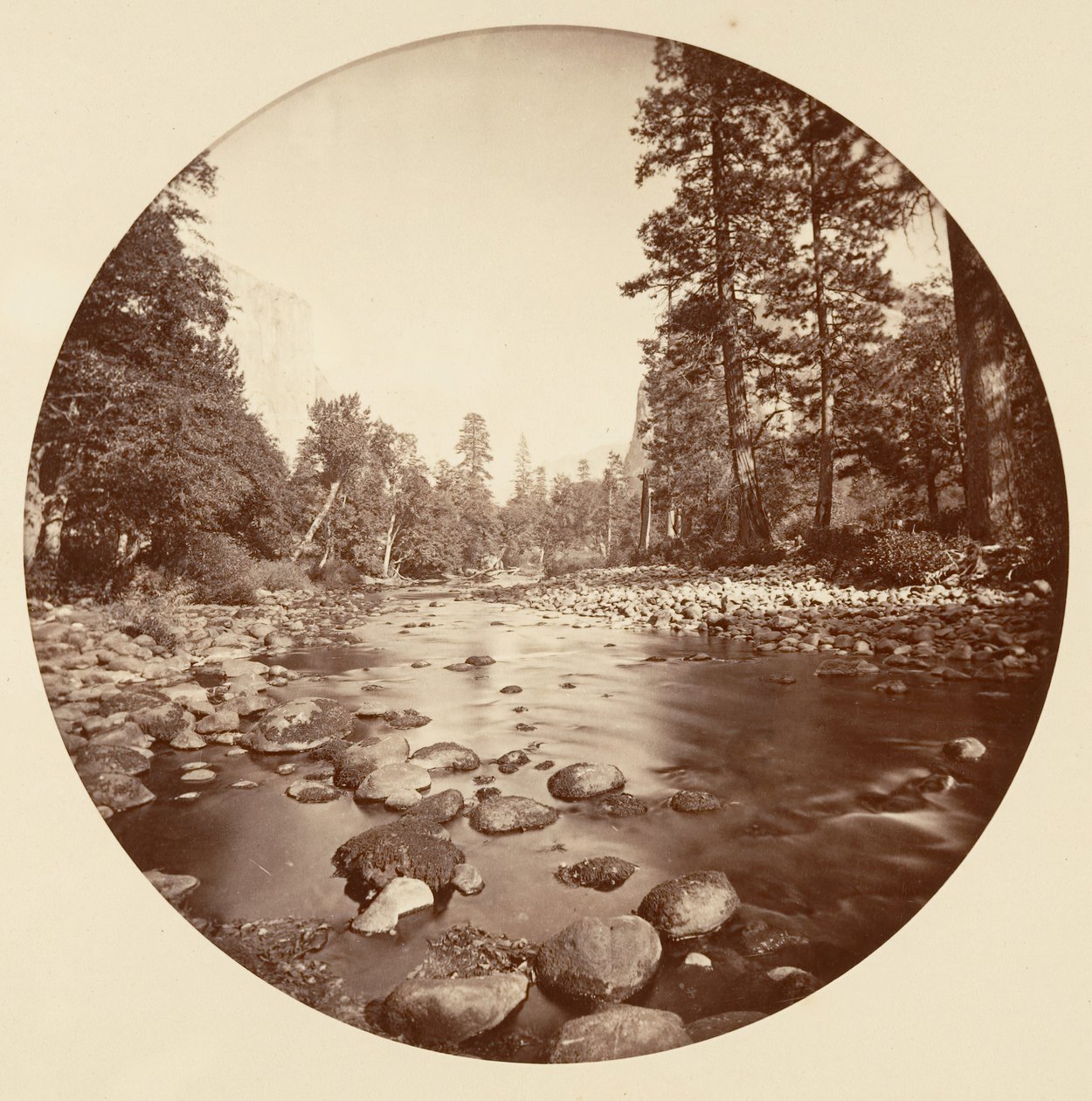 [Yosemite Ulusal Parkı, Kaliforniya], yak. 1878. by Carleton Emmons Watkins