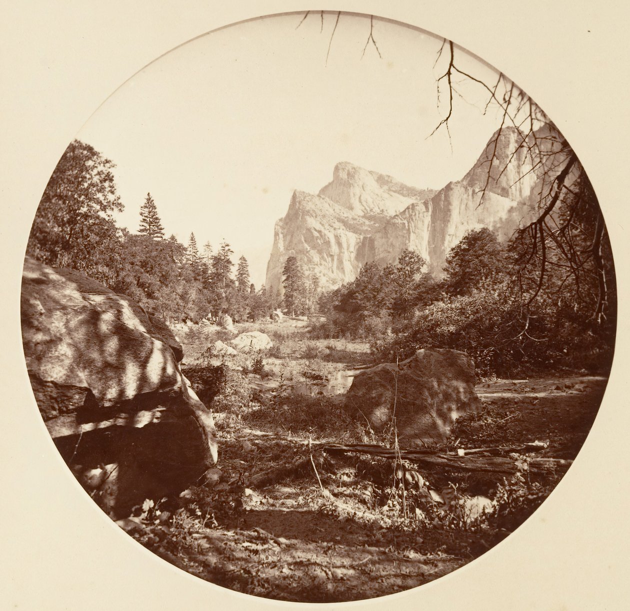 [Yosemite Ulusal Parkı, Kaliforniya], yak. 1878. by Carleton Emmons Watkins