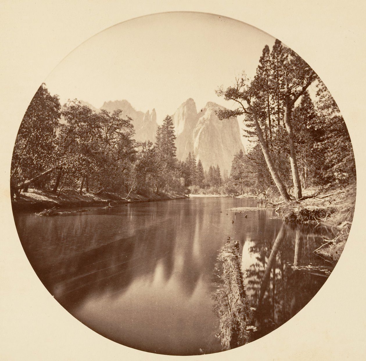 [Yosemite Ulusal Parkı, Kaliforniya], yak. 1878. by Carleton Emmons Watkins