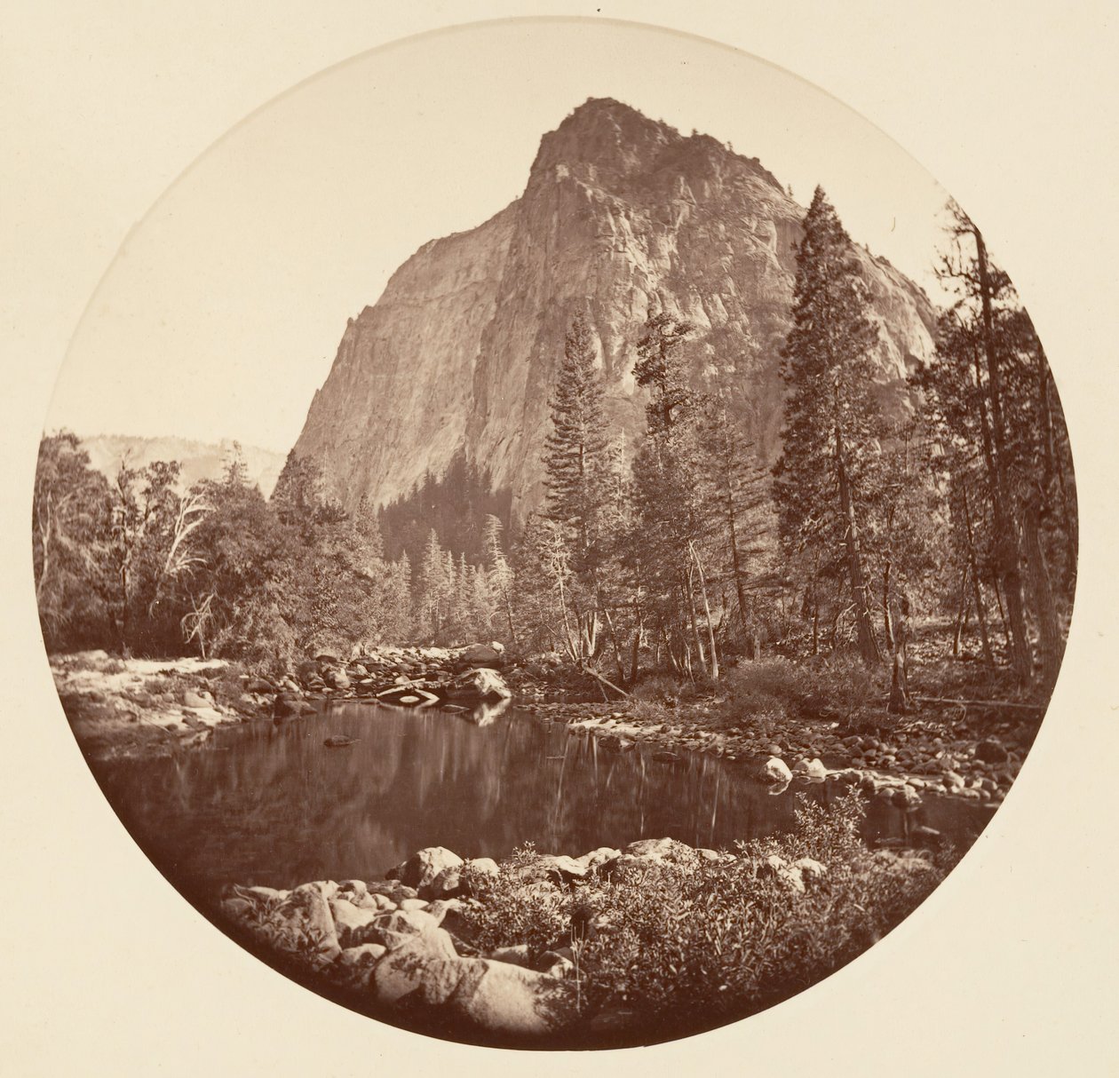 [Yosemite Ulusal Parkı, Kaliforniya], yak. 1878. by Carleton Emmons Watkins