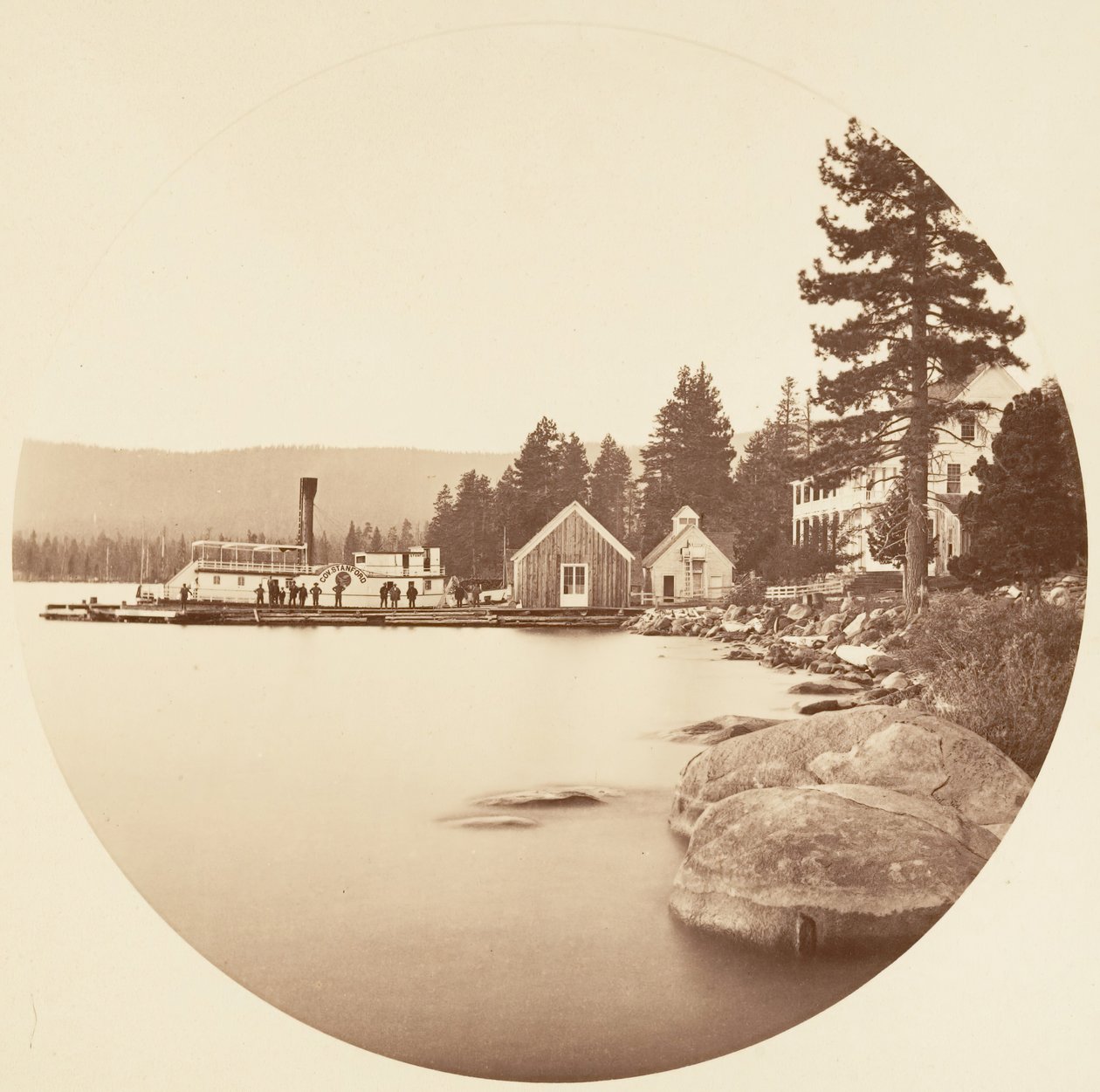 [Yosemite Ulusal Parkı, Kaliforniya], yak. 1878. by Carleton Emmons Watkins