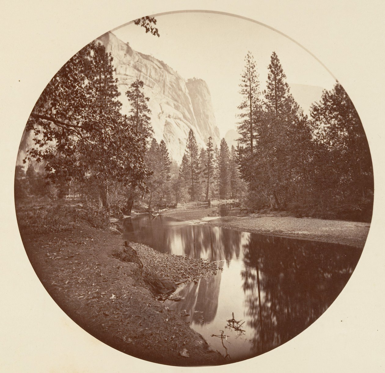 [Yosemite Ulusal Parkı, Kaliforniya], yak. 1878. by Carleton Emmons Watkins