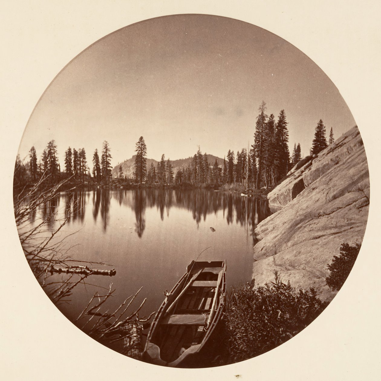 [Yosemite Ulusal Parkı, Kaliforniya], yak. 1878. by Carleton Emmons Watkins