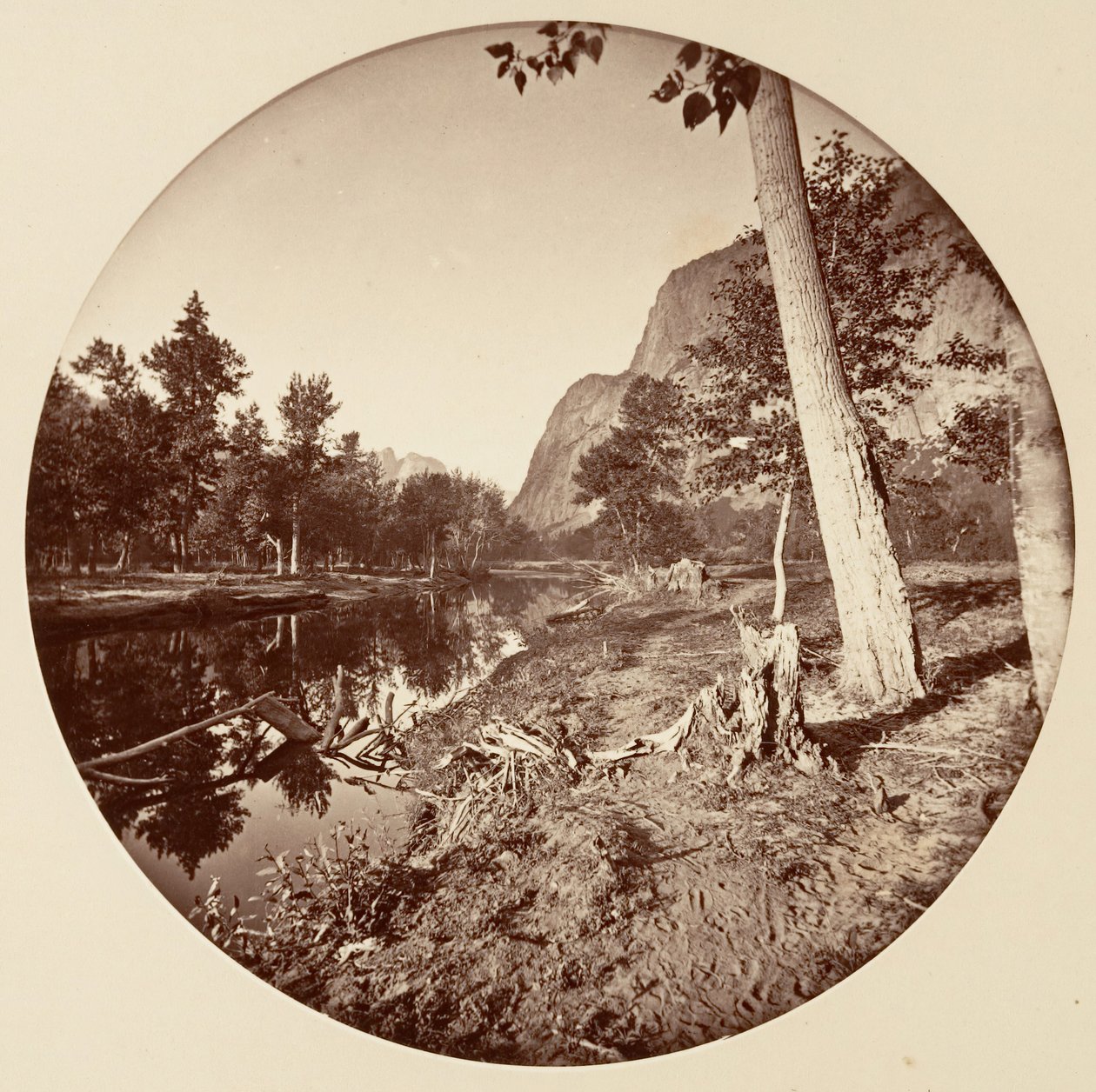 [Yosemite Ulusal Parkı, Kaliforniya], yak. 1878. by Carleton Emmons Watkins