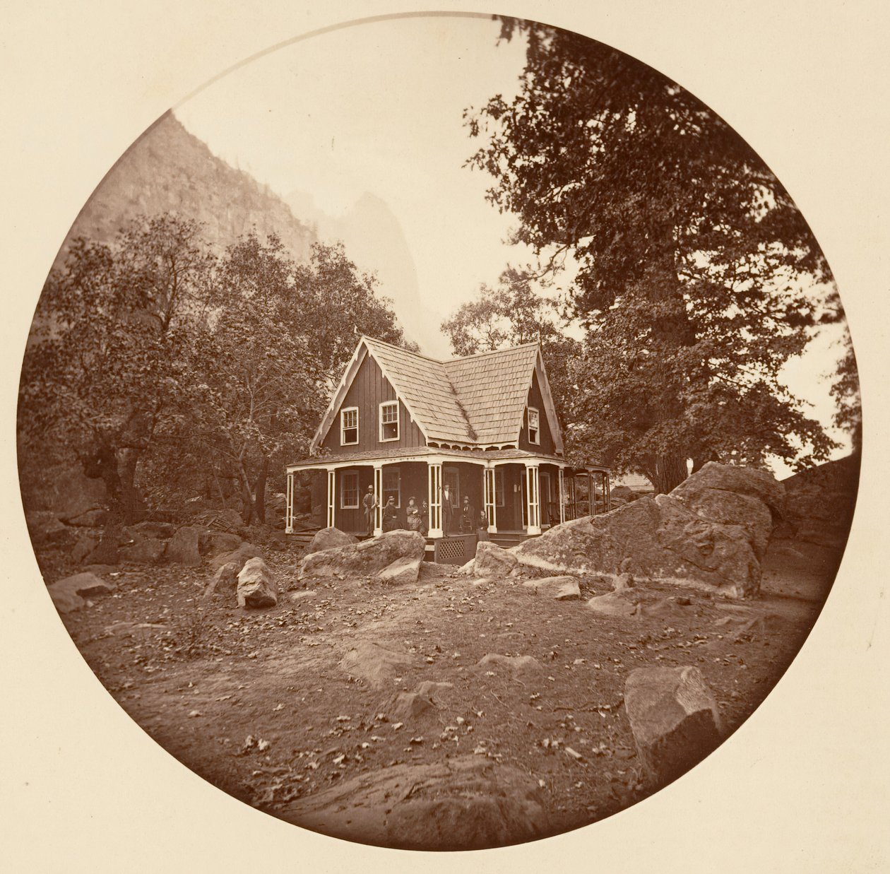 [Yosemite Ulusal Parkı, Kaliforniya], yak. 1878. by Carleton Emmons Watkins