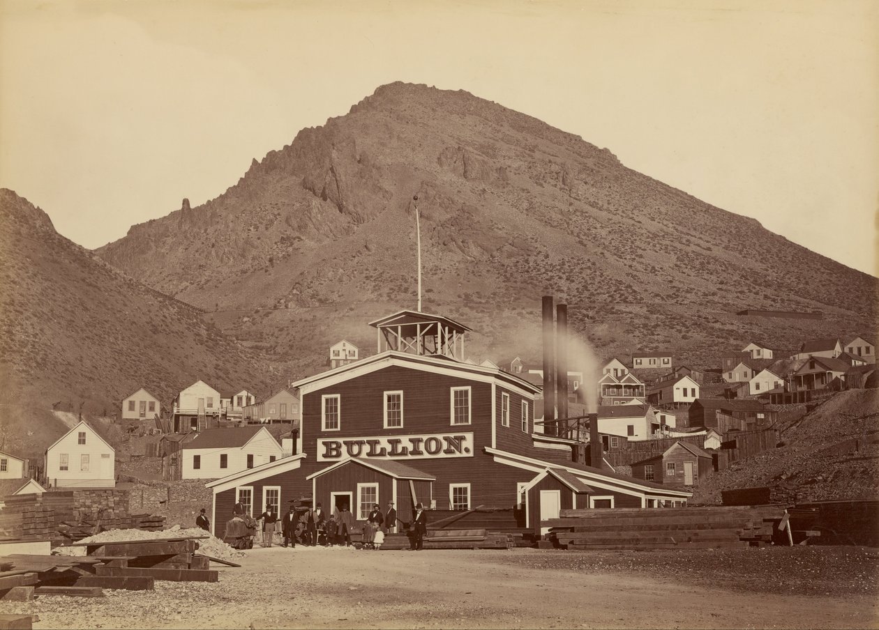 Külçe Madeni, Virginia City, Nevada by Carleton Watkins