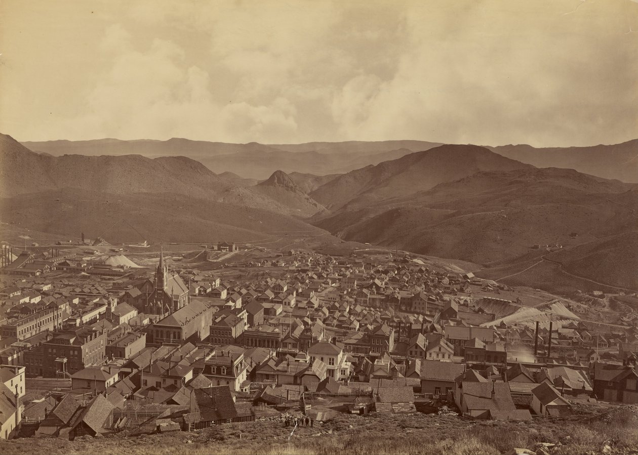 Virginia Şehri, Nevada by Carleton Watkins