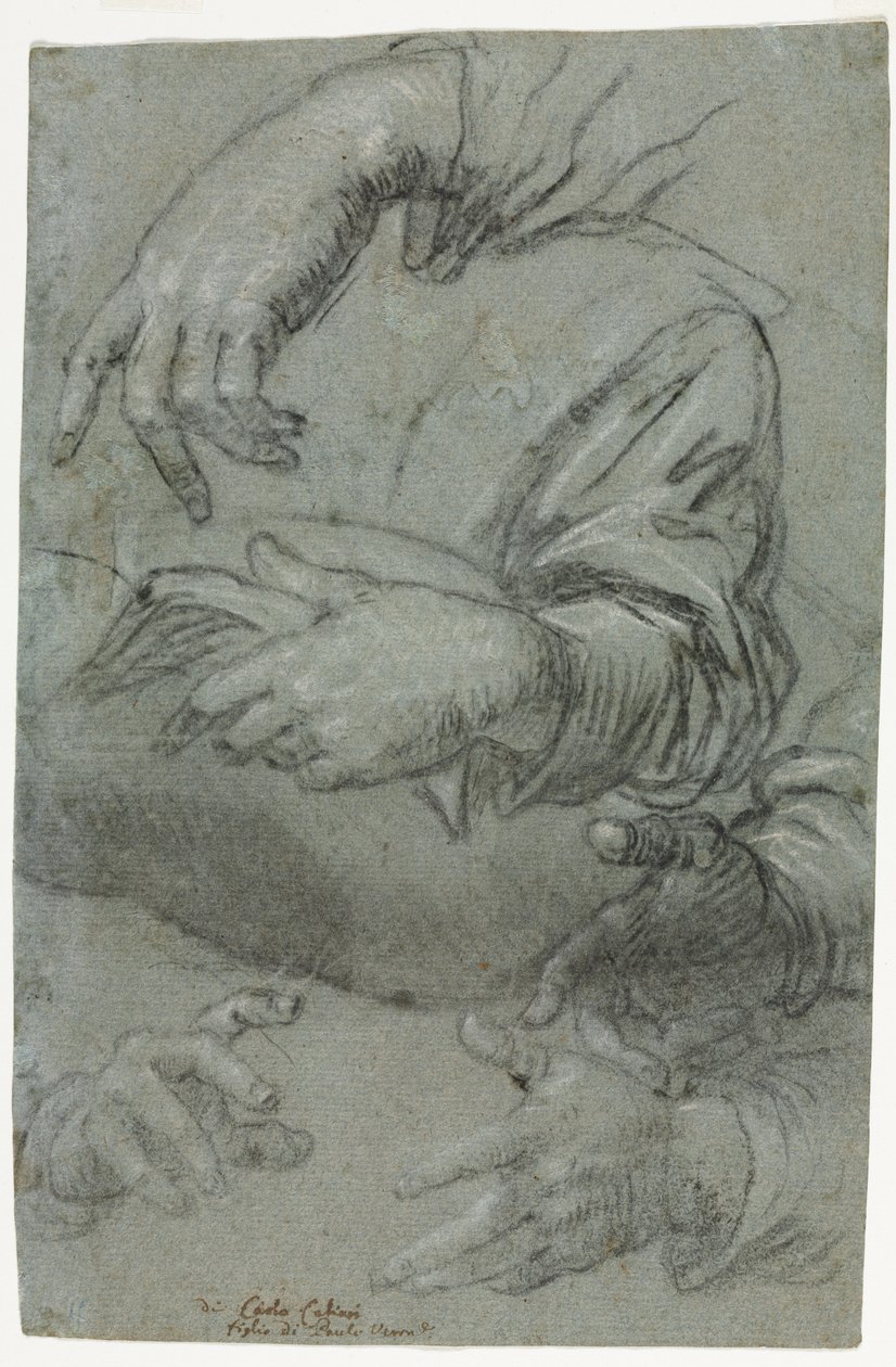 El Çalışmaları (rekto) by Carletto Caliari