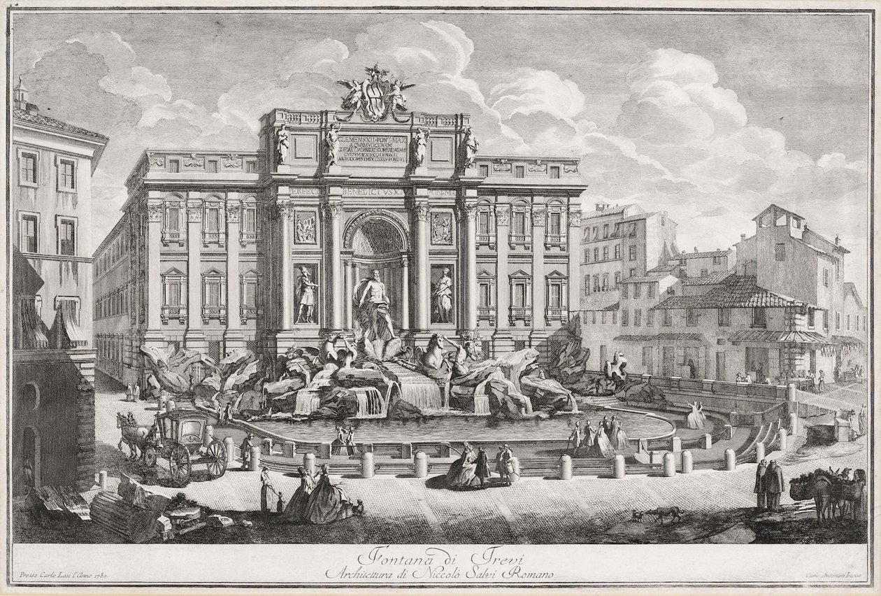 Roma, Trevi Çeşmesi by Carlo Antonini