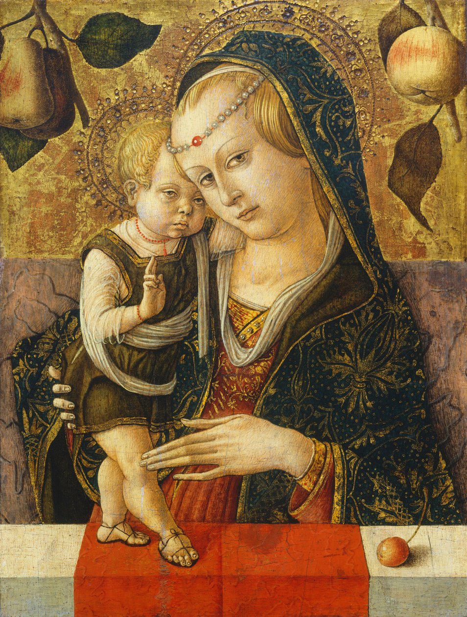 Madonna ve Çocuk, c. 1490 (panelde sıcaklık) by Carlo Crivelli