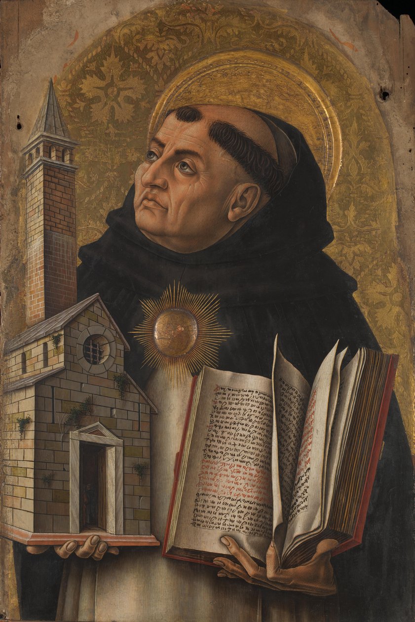 Aziz Thomas Aquinas by Carlo Crivelli