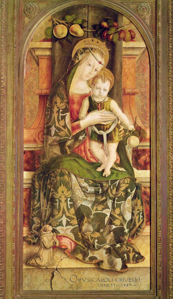 Bakire ve Çocuk, 1482 by Carlo Crivelli