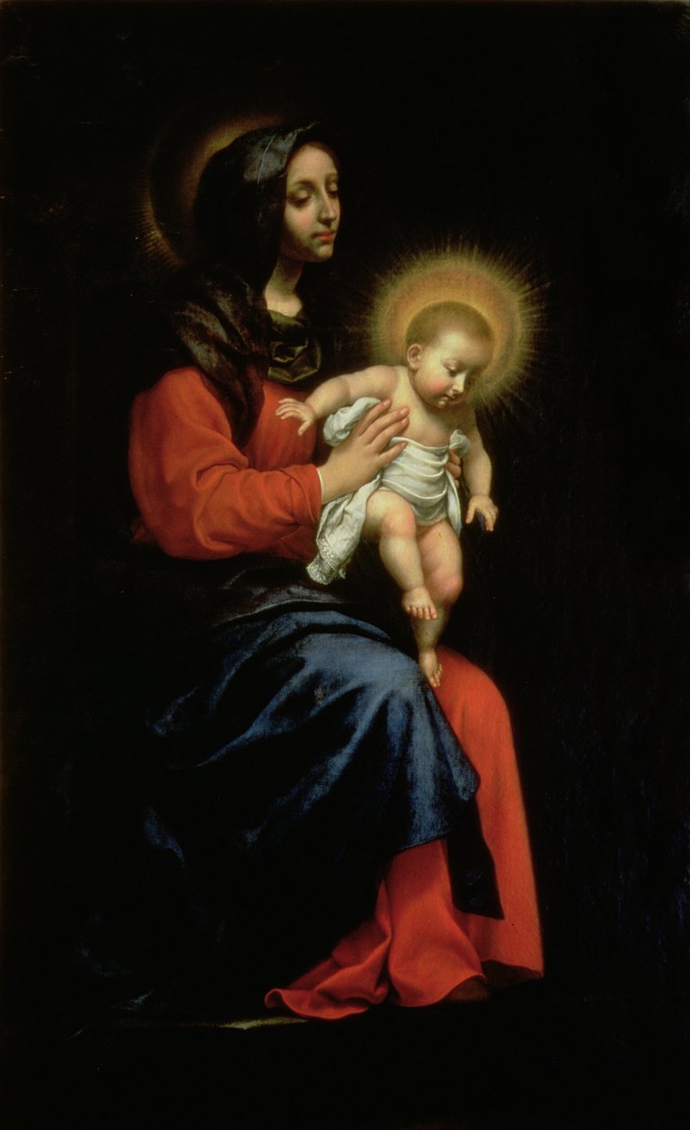 madonna ve çocuk by Carlo Dolci