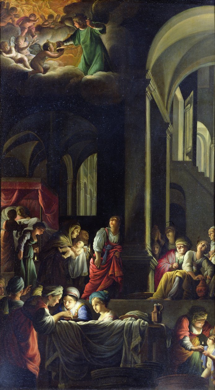 The Birth of the Virgin, c.1616-19  by Carlo Saraceni
