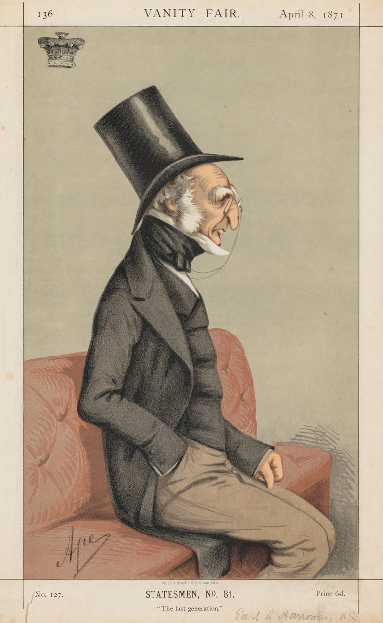 Vanity Fair: Devlet Adamı No. 81 "Son Nesil" by Carlo (Ape) Pellegrini