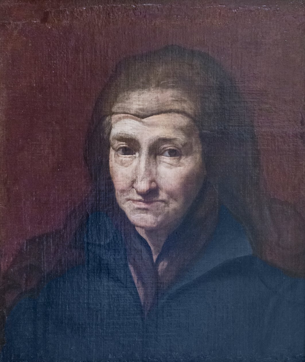 yaşlı bir kadın portresi by Carlo (follower of) Maratta or Maratti