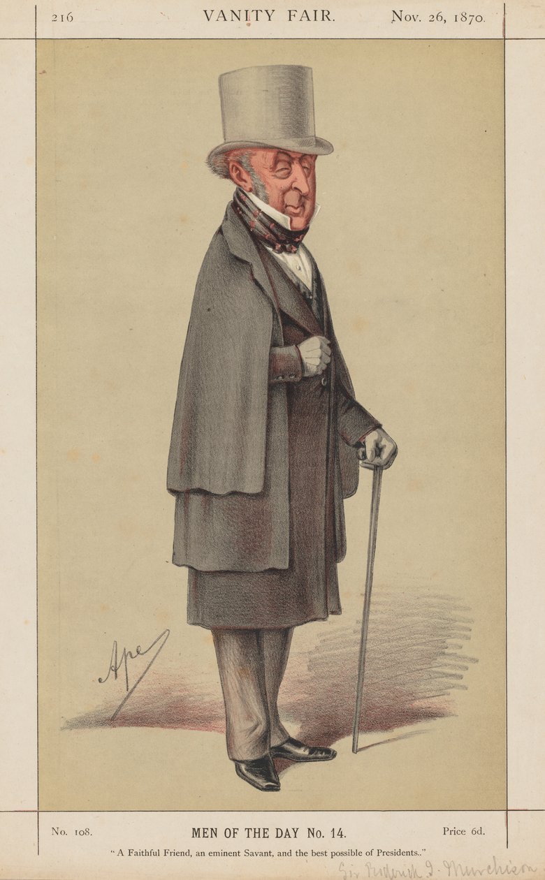 Vanity Fair: Günün Adamları No. 14 Sadık Bir Arkadaş, seçkin bir Savant ..., 1870. by Carlo
