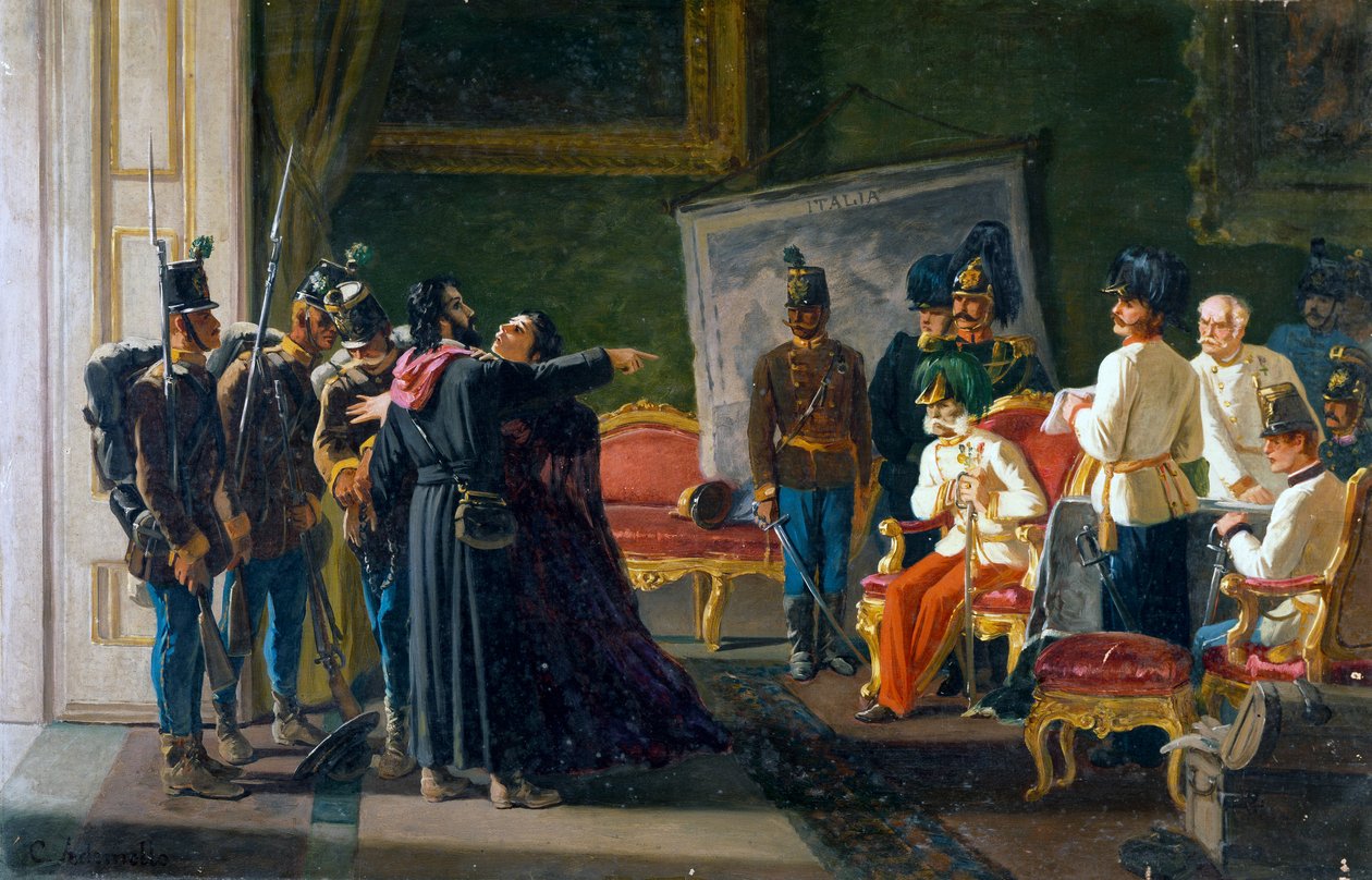 Ugo Bassi ve kız kardeşi Carlotta, Villa Spada