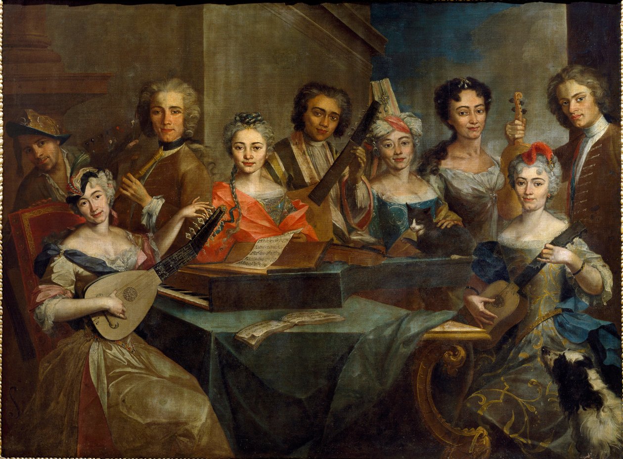 müzisyen ailesi by Carlo Amalfi