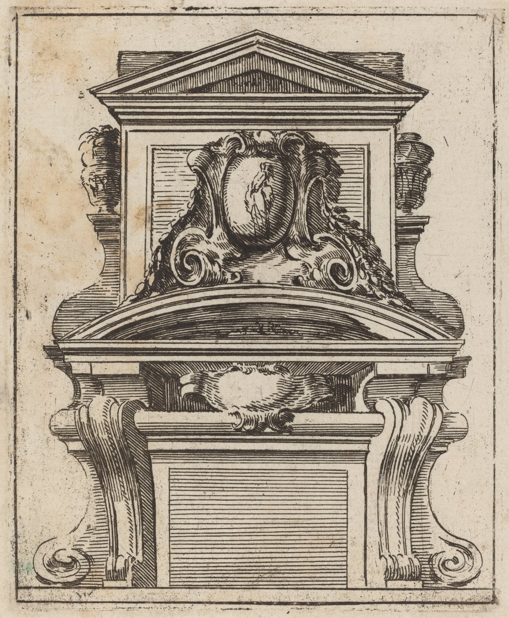 Figürlü Mimari Motif by Carlo Antonio Buffagnotti
