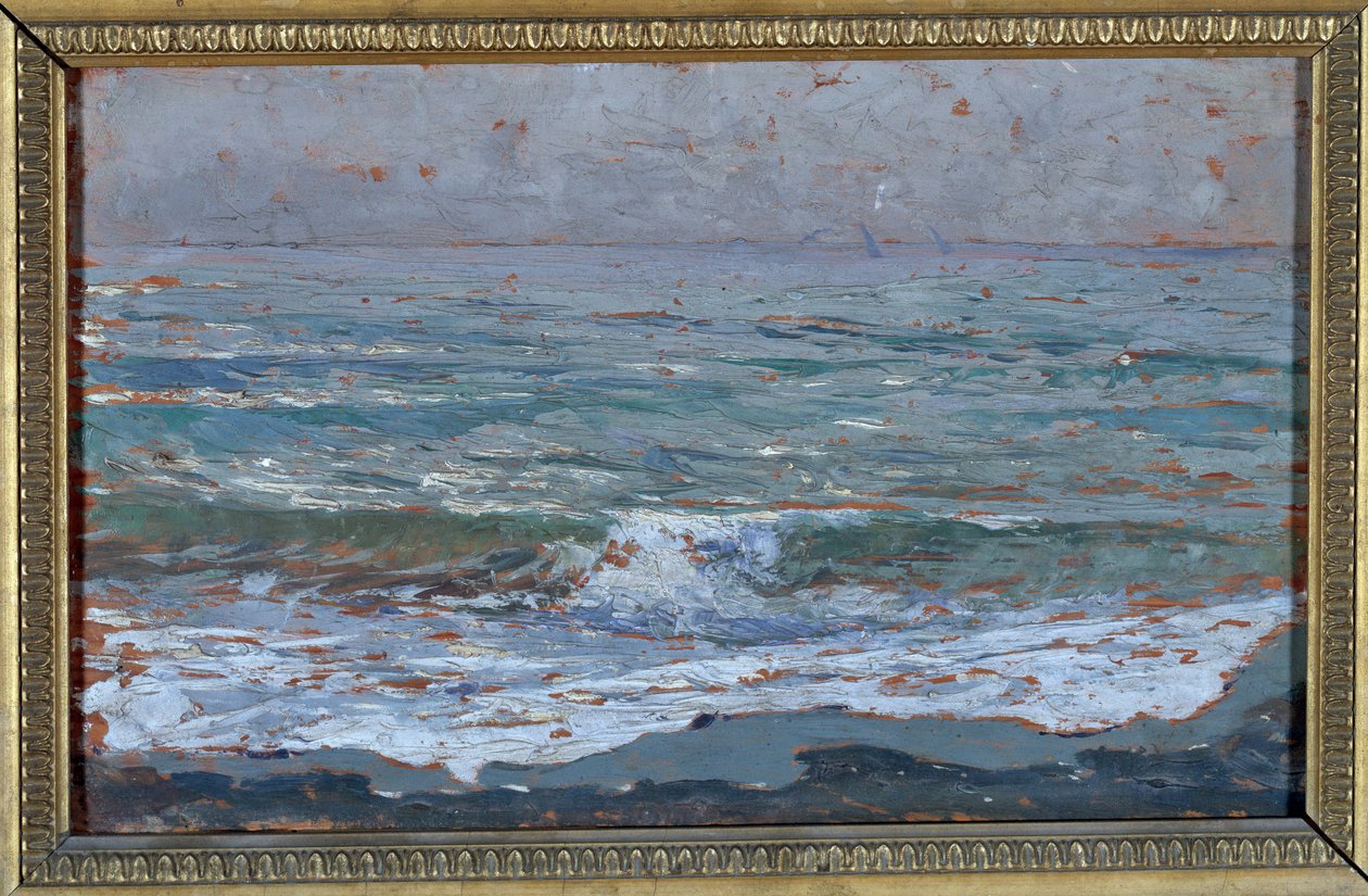 Deniz manzarası (tuval üzerine yağlı boya by Carlo Bixio