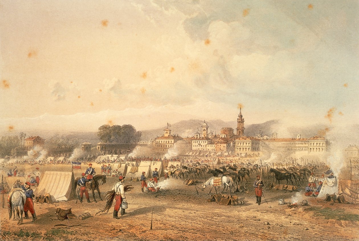 Novara, Afrika avcılarının alanı by Carlo Bossoli