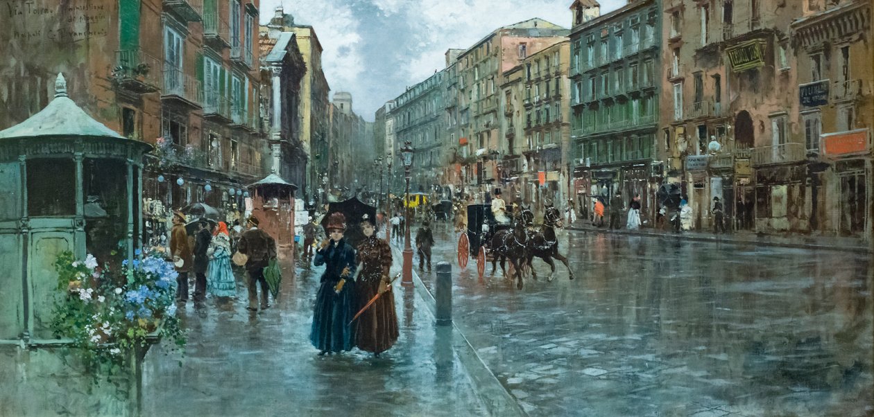 Toledo üzerinden Napoli: yağmur gibi görünüyor by Carlo Brancaccio