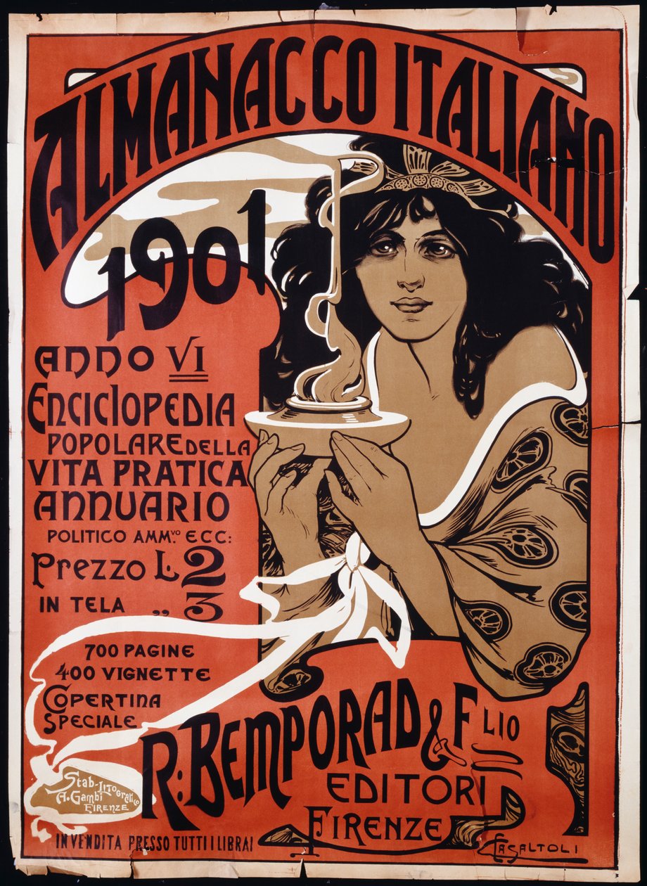 İtalyan Almanak, 1901, 1901 by Carlo Casaltoli
