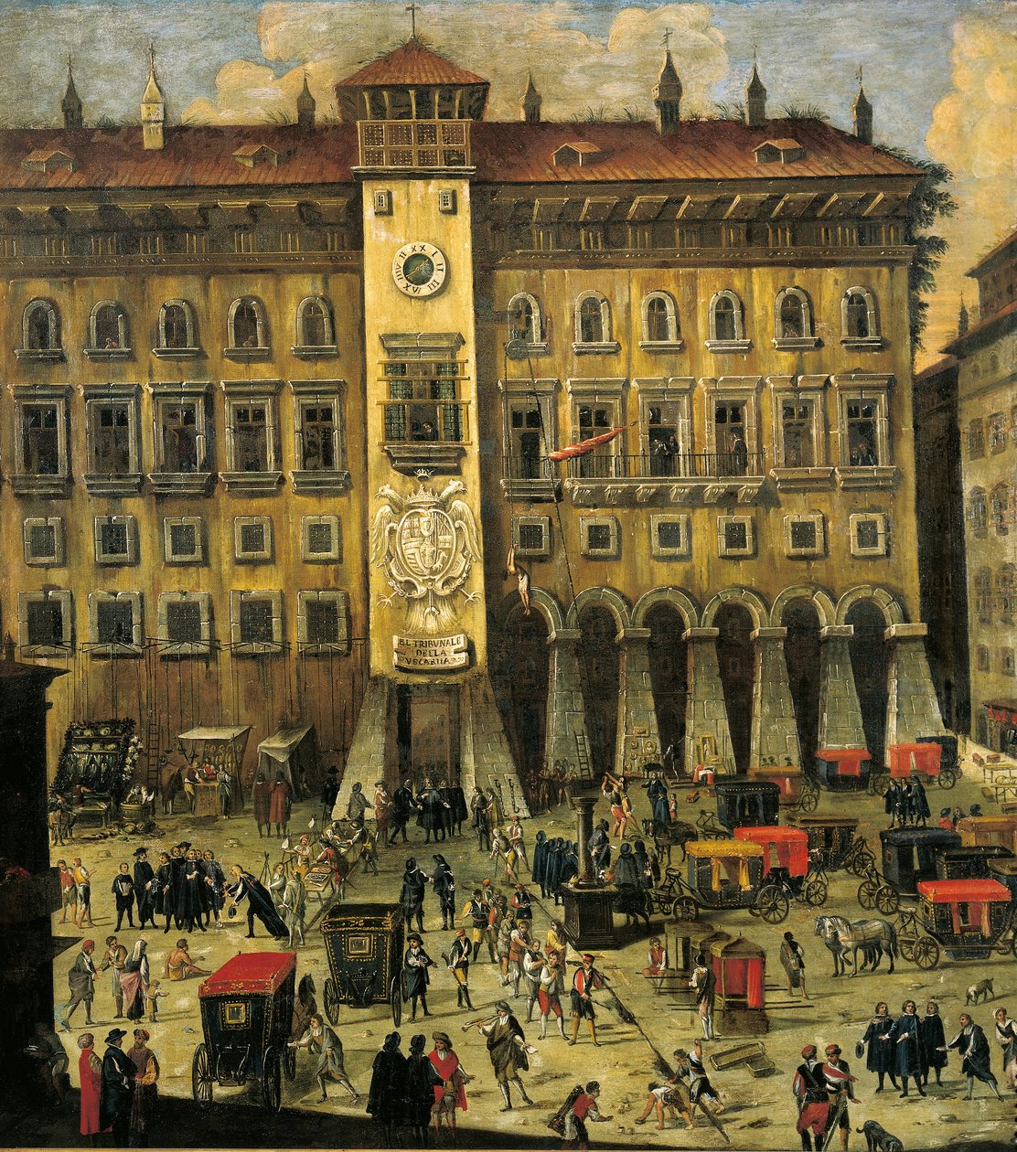 İtalya, Napoli, Vicaria Adliye Sarayı (resim) by Carlo Coppola