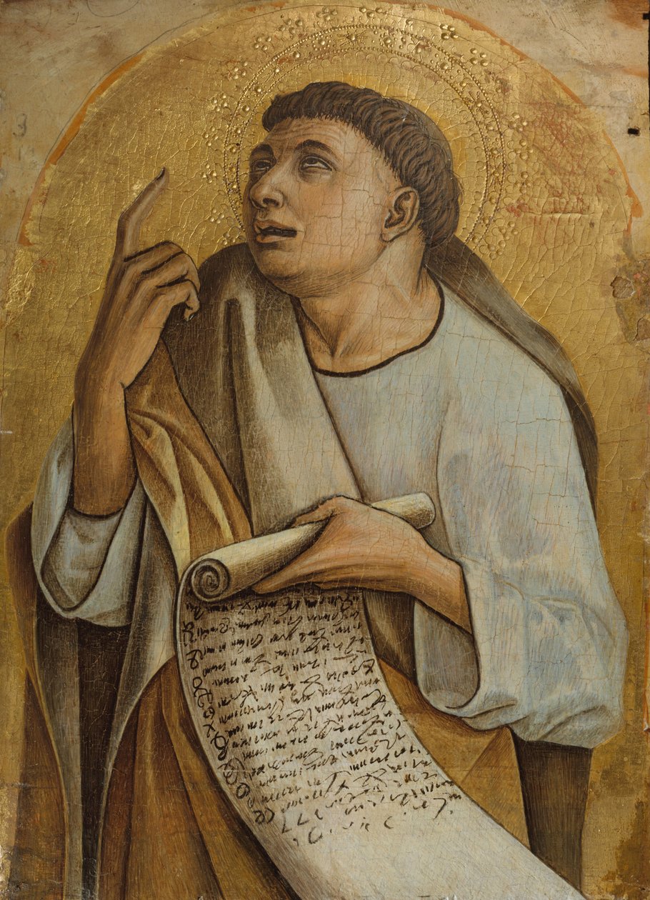 Bir Havari, c.1471-73 (ahşap üzerine tempera ve altın) by Carlo Crivelli