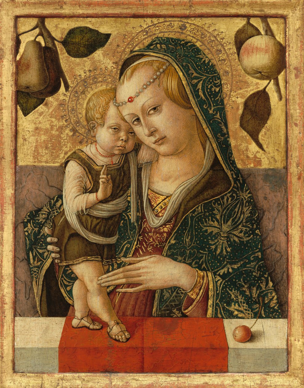 madonna ve çocuk by Carlo Crivelli