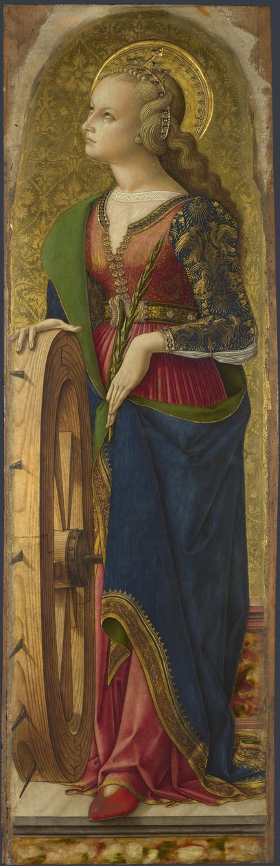 İskenderiyeli Aziz Catherine, 1476 by Carlo Crivelli