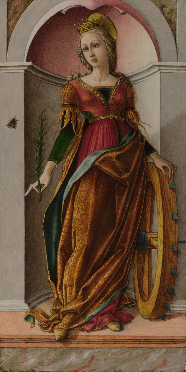İskenderiyeli Aziz Catherine, c. 1492 by Carlo Crivelli