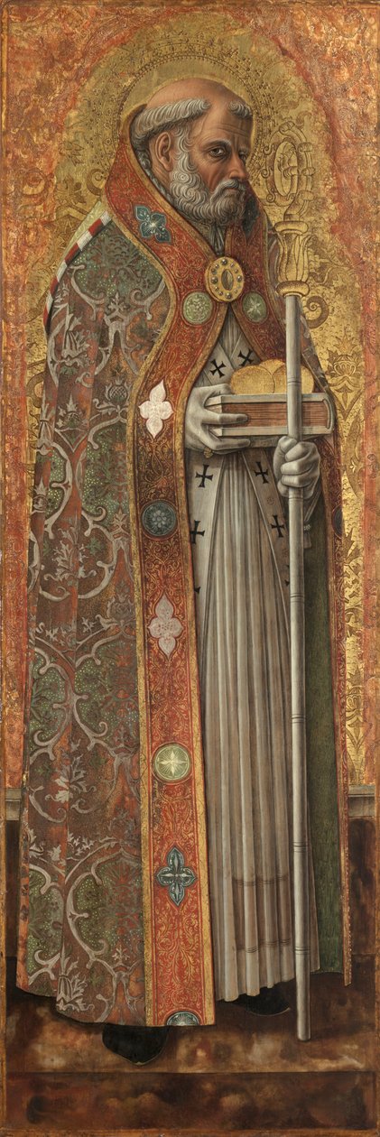 Bari Aziz Nikolaos, 1472. by Carlo Crivelli
