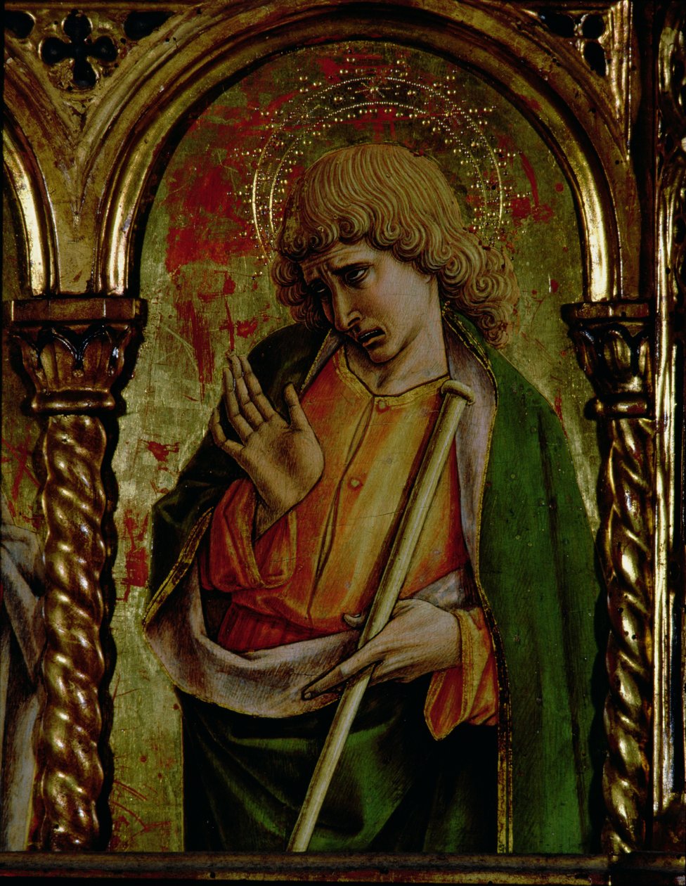 St. James the Less, SantEmidio poliptiğinden detay, 76636 panel detayında 1473 tempera by Carlo Crivelli