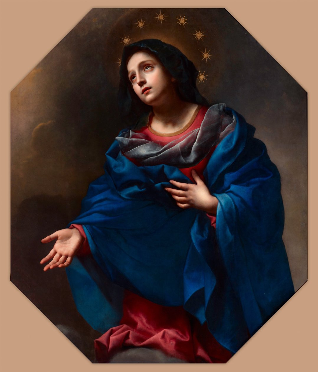 Madonna zaferle by Carlo Dolci