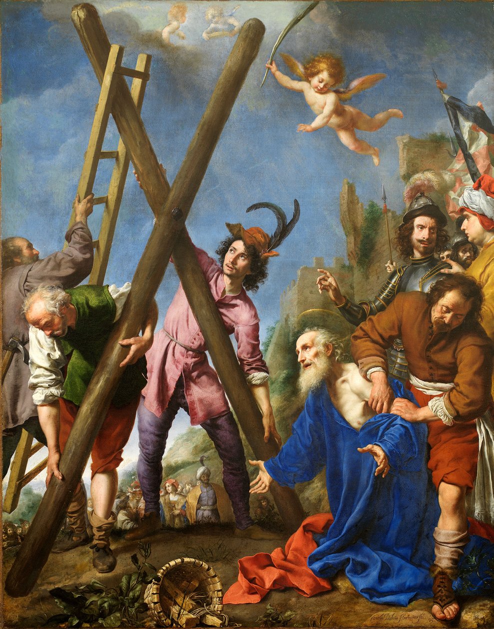 Aziz Andrew Şehadetinden Önce Dua Eder, 1643 by Carlo Dolci