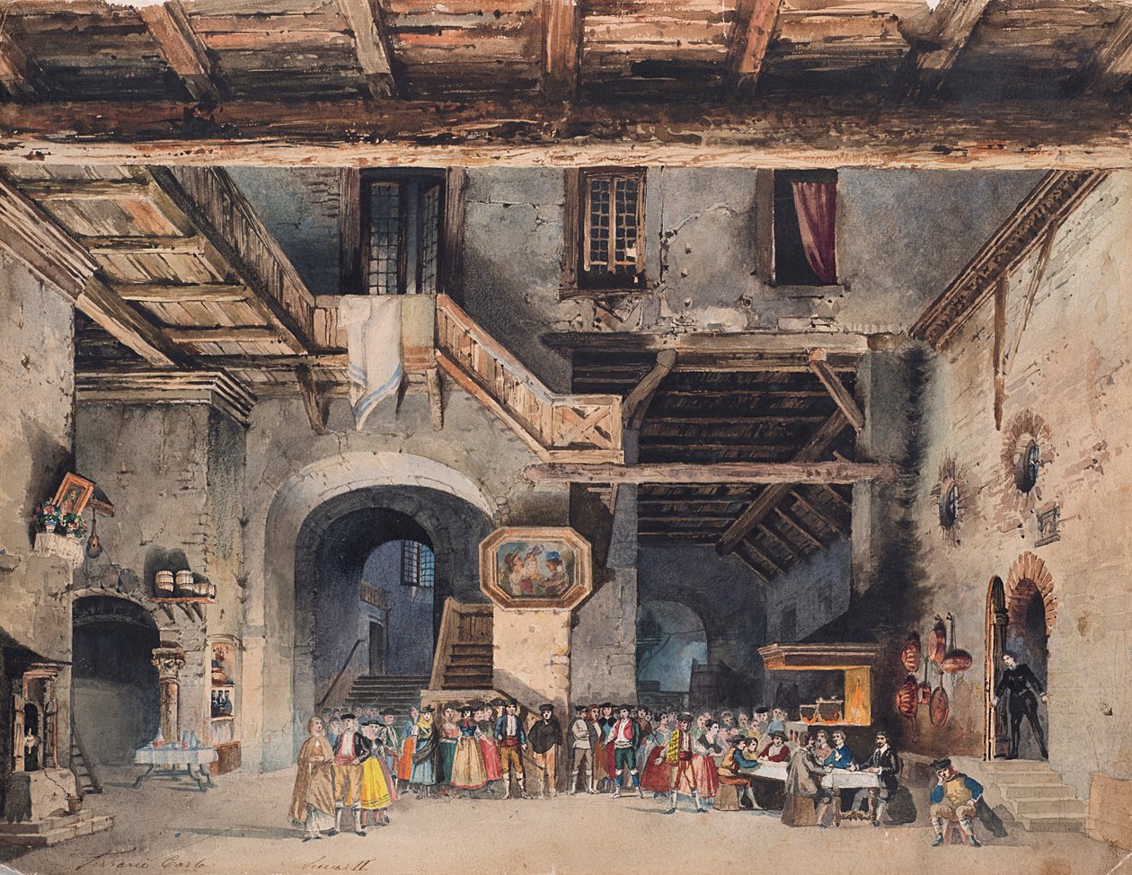 Opera için set tasarımı Giuseppe Verdi