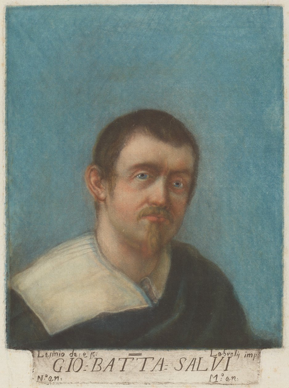 Giovanni Battista Salvi Il Sassoferrato, 1789. by Carlo Lasinio