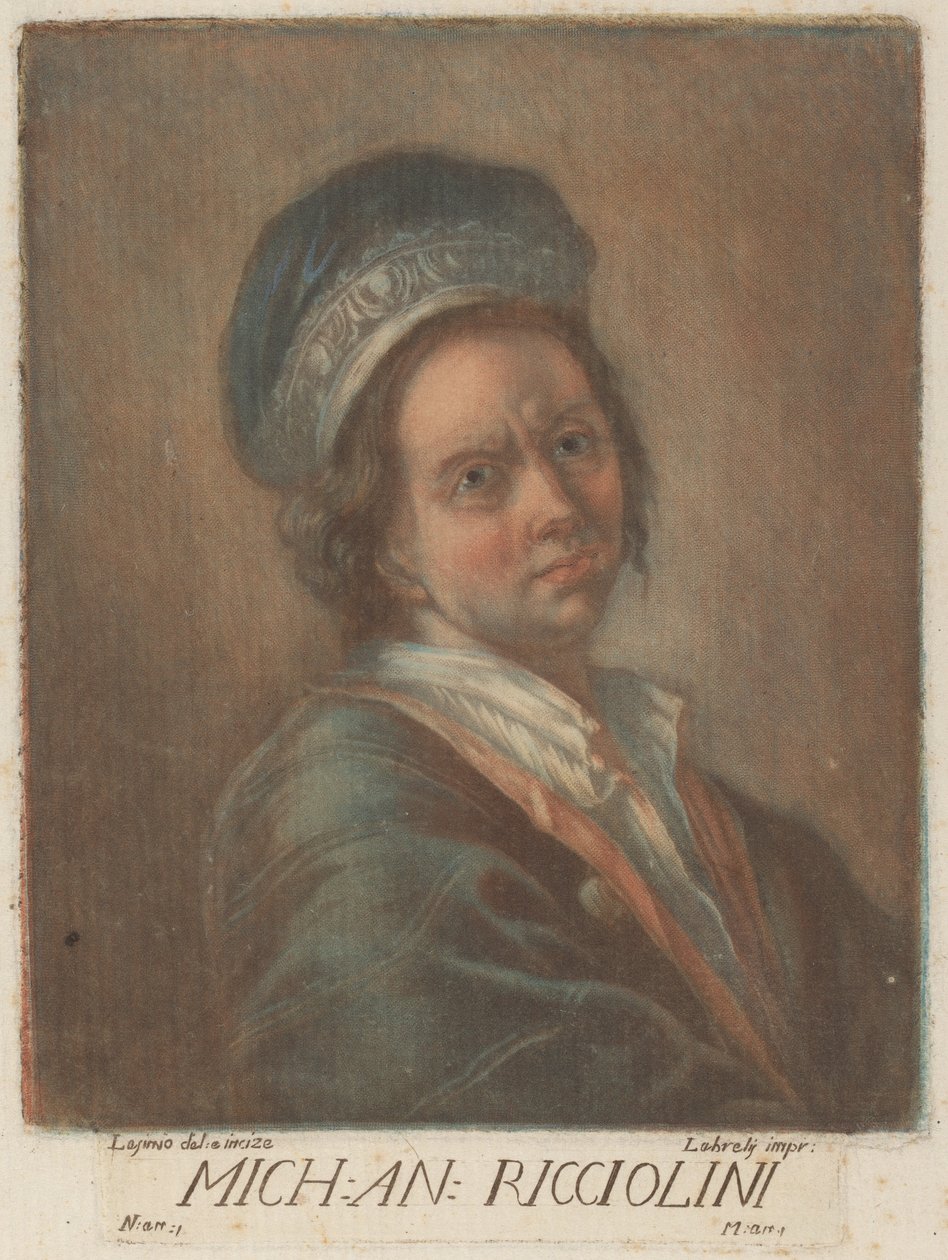 Michelangelo Ricciolini, 1789. by Carlo Lasinio