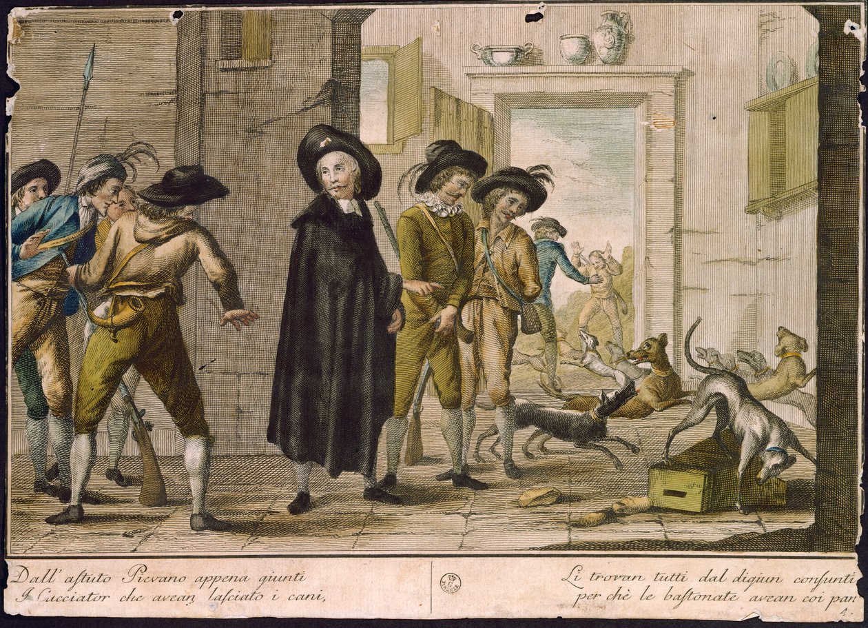Rahip Arlotto, Carlo Lasinio (1759-1838), renkli gravür by Carlo Lasinio