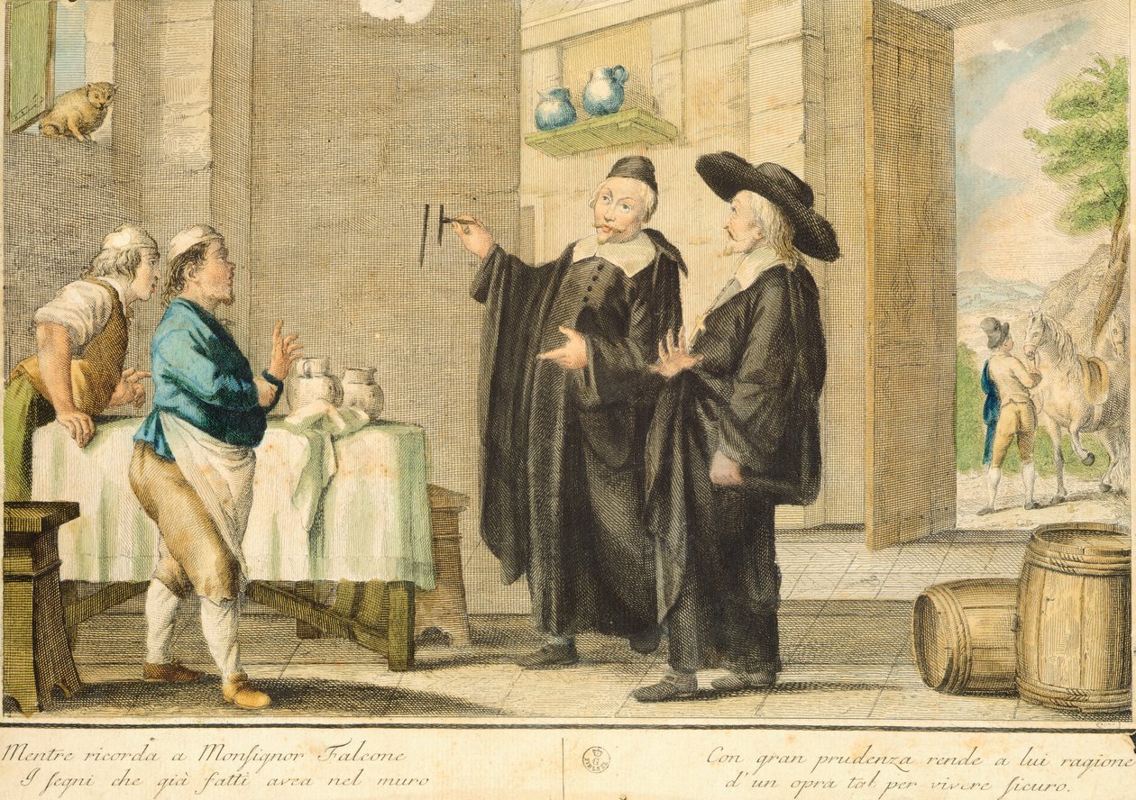 Rahip Arlotto, Carlo Lasinio (1759-1838), renkli gravür by Carlo Lasinio