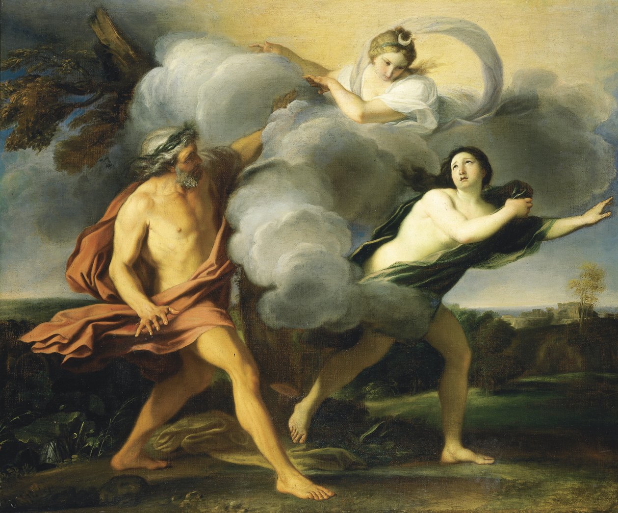 Alpheus ve Arethusa (tuval üzerine yağlı boya) by Carlo Maratta or Maratti